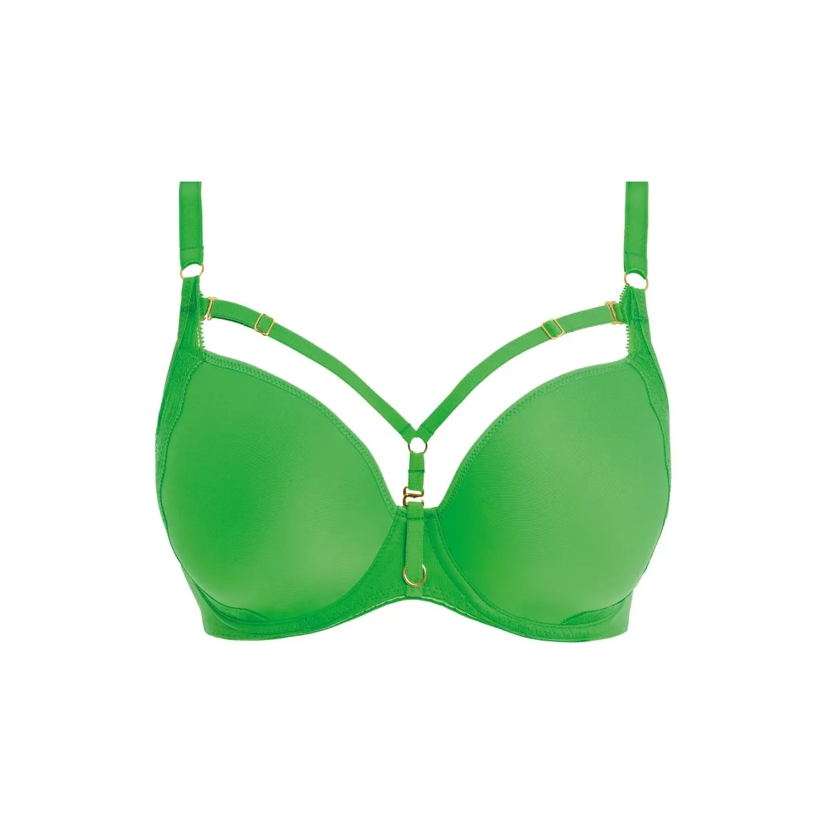 Temptress Poison Green Moulded Plunge Bra AA400131POG