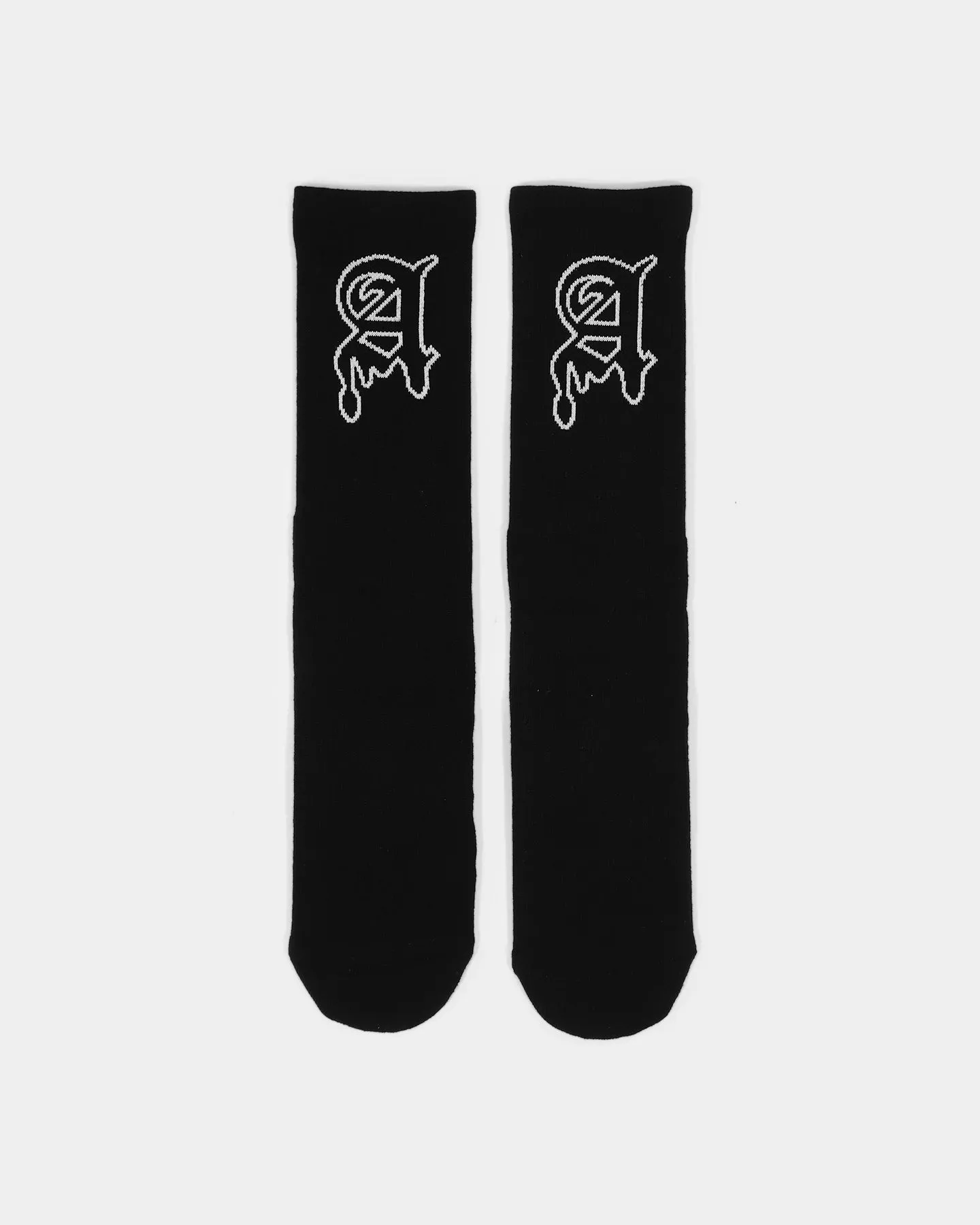 The Anti Order Military Socks Black/White