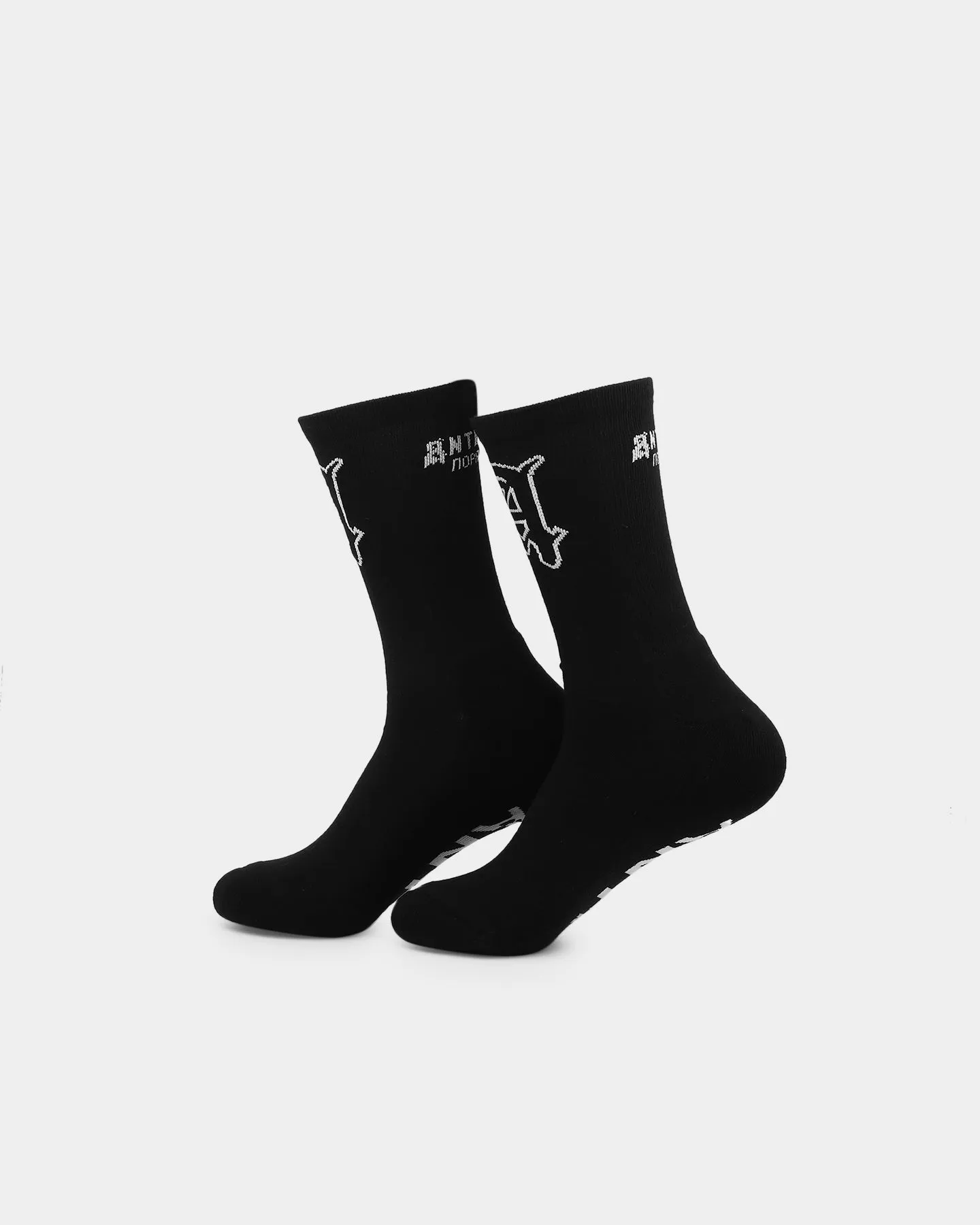 The Anti Order Military Socks Black/White