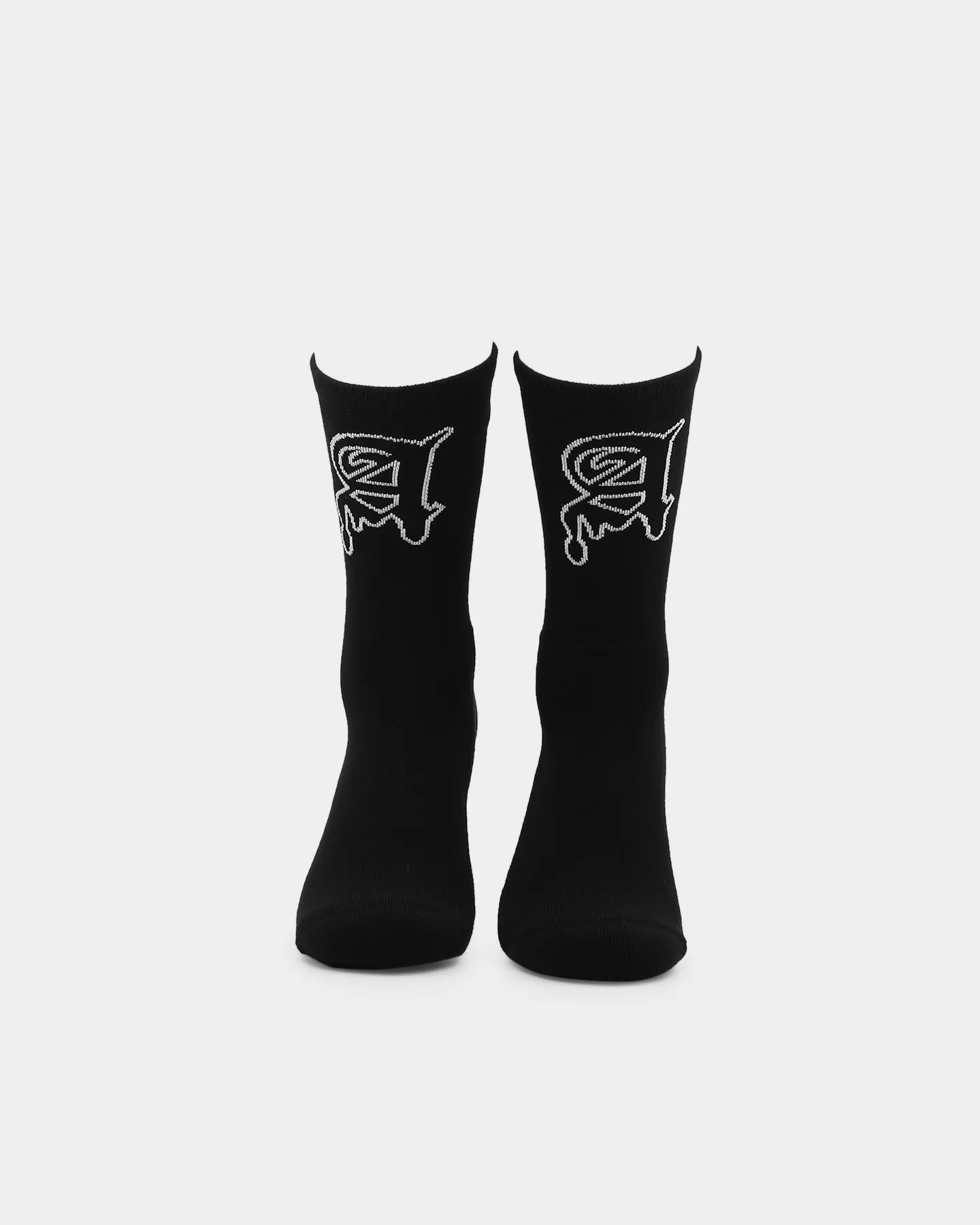 The Anti Order Military Socks Black/White