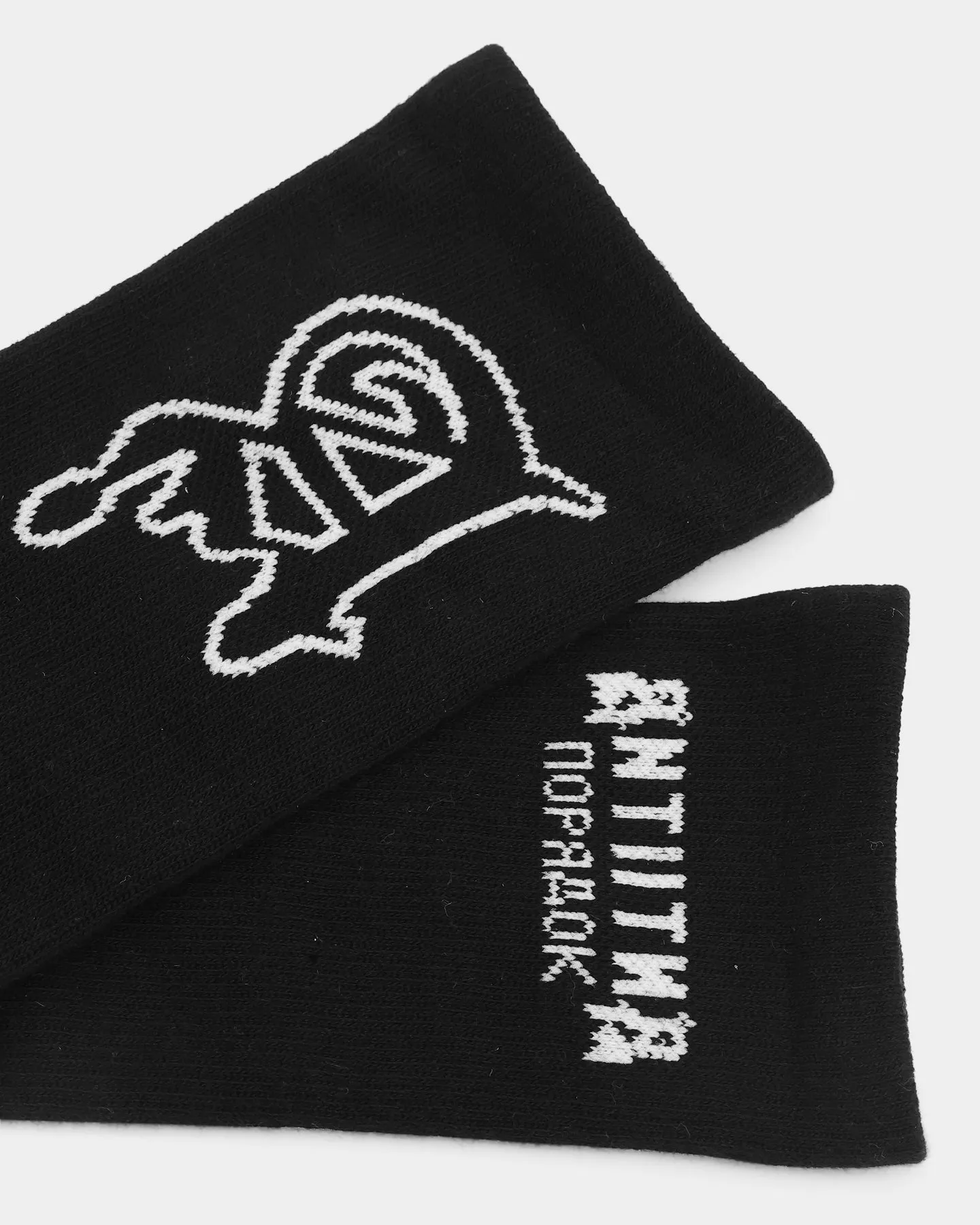 The Anti Order Military Socks Black/White