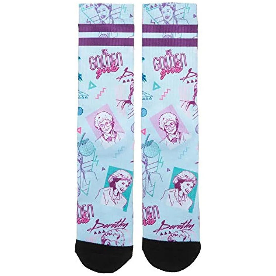 The Golden Girls Character 80s' Neon Sublimated Crew Socks