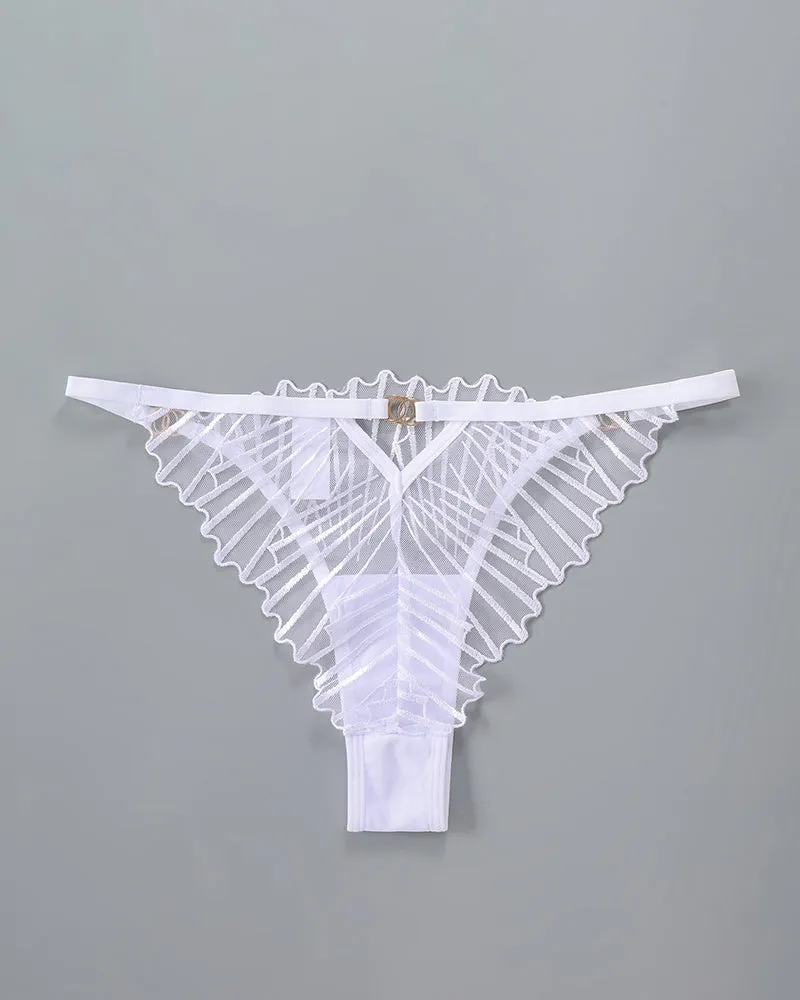 Thin Embroidered Panty