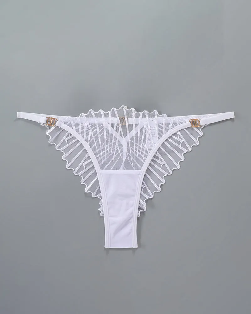 Thin Embroidered Panty