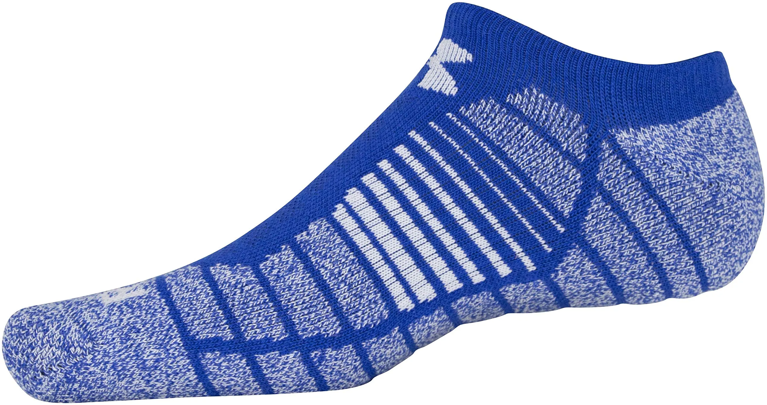 Under Armour Performance No Show Socks, 3-Pairs Large