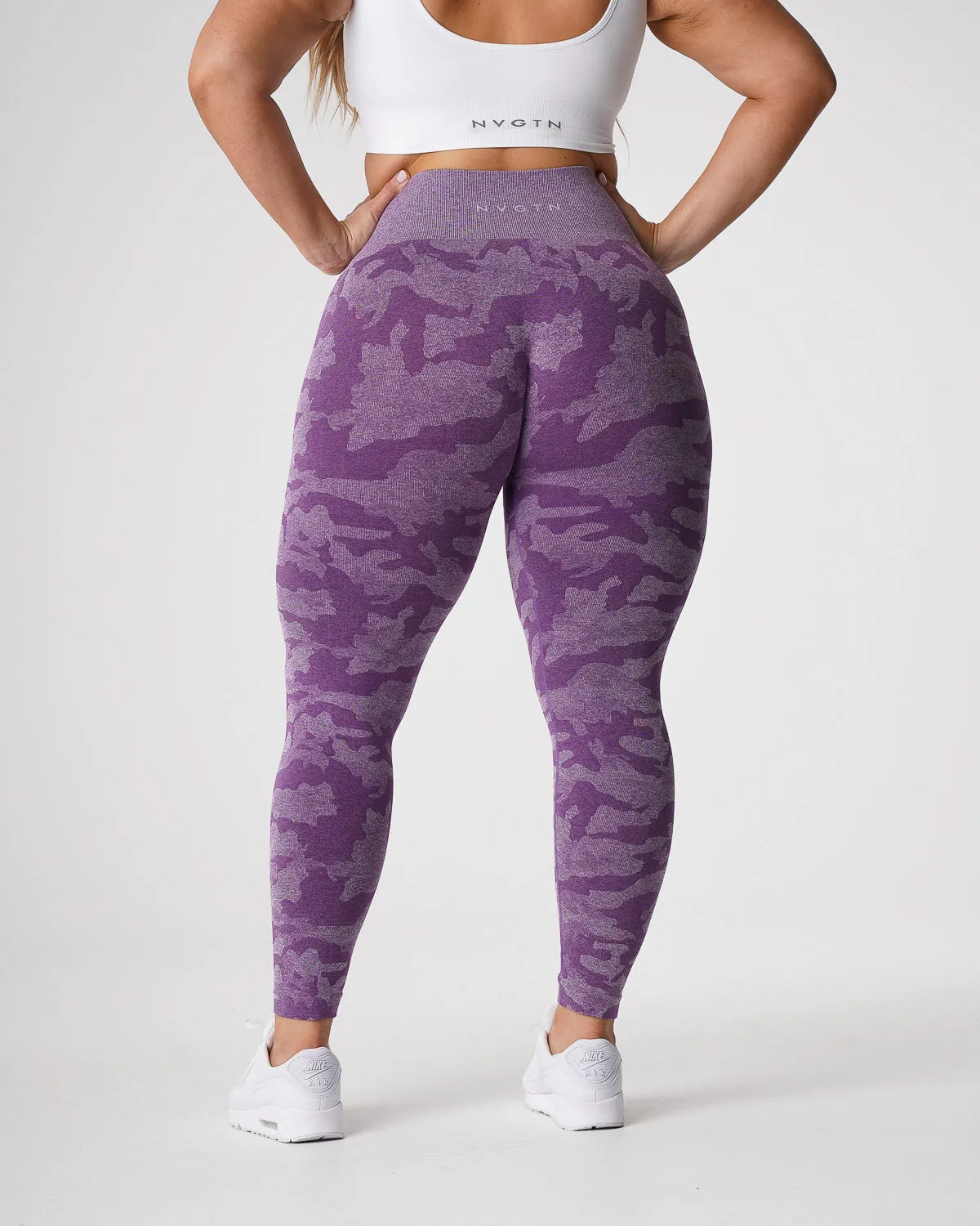 Violet Camo Seamless Leggings