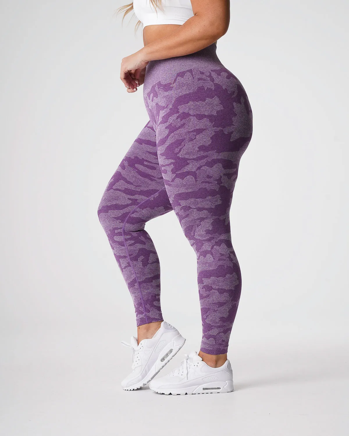 Violet Camo Seamless Leggings