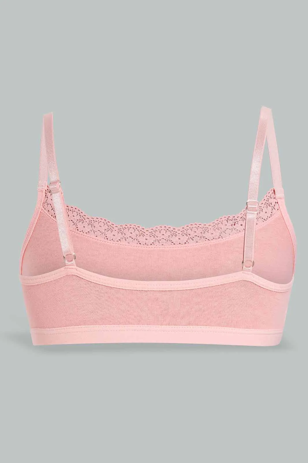 White And Pink Bra For Senior Girls (Pack of 3)