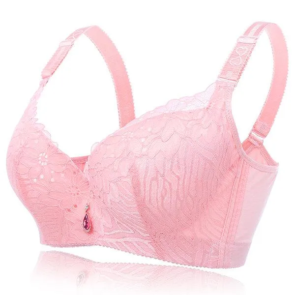 Wire-Free Strong Push-Up Bra Plus