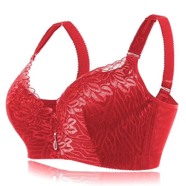 Wire-Free Strong Push-Up Bra Plus