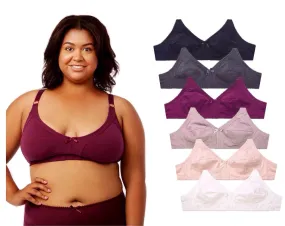 Wireless Unlined Cotton Bras